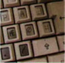 LCD keyboard keys